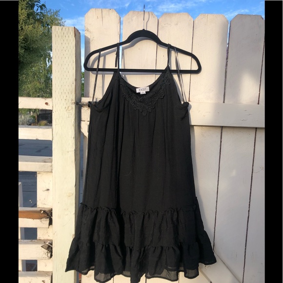 Exist Dresses & Skirts - Black Dress / Cover up with lace detail